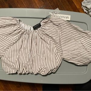 Minkpink Cassia Crop Top Stripe